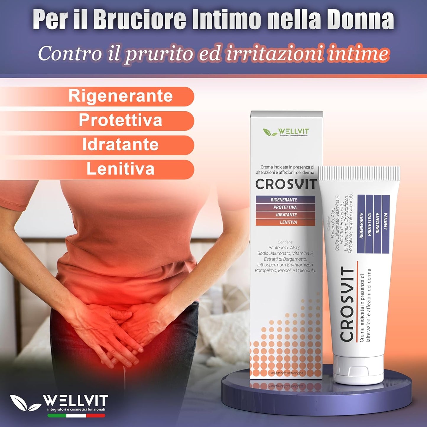crosvit crema per infiammazioni intime