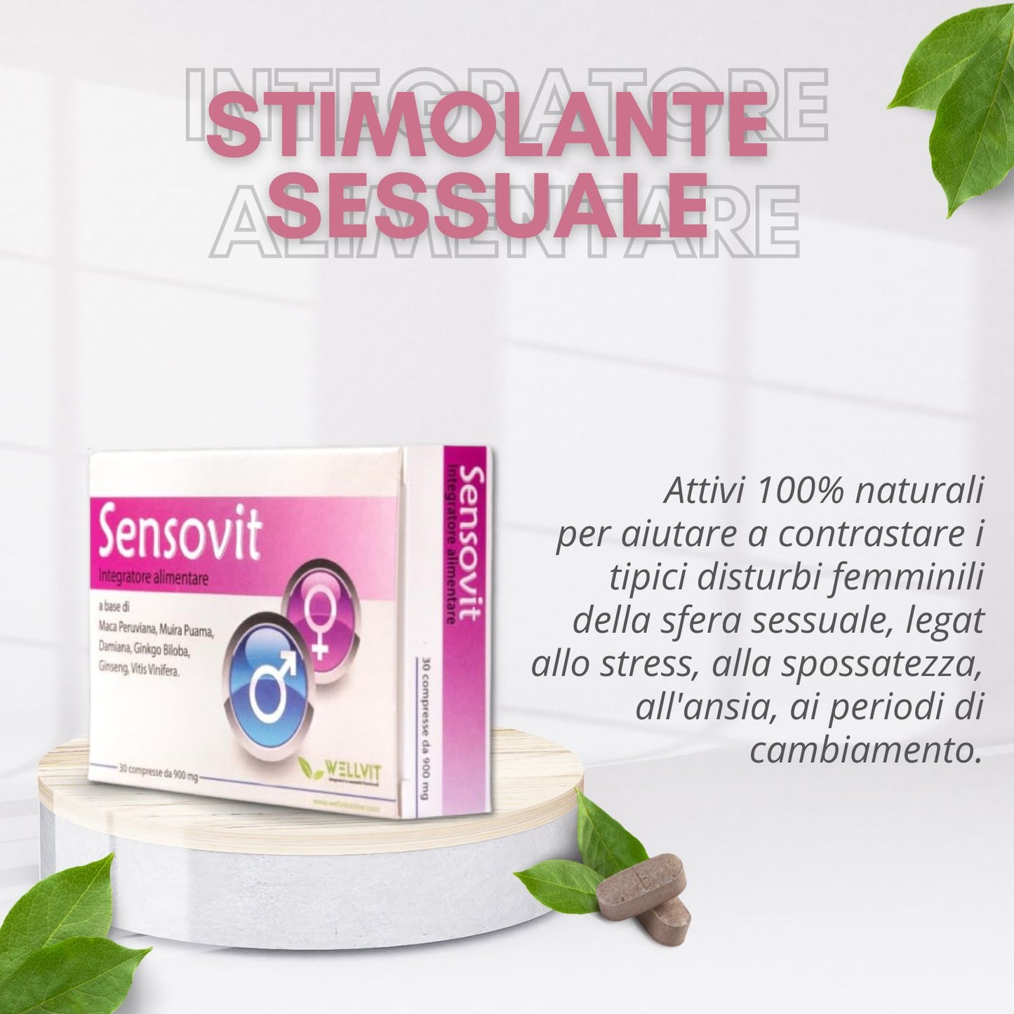 SENSOVIT DONNA - STIMOLANTE SESSUALE