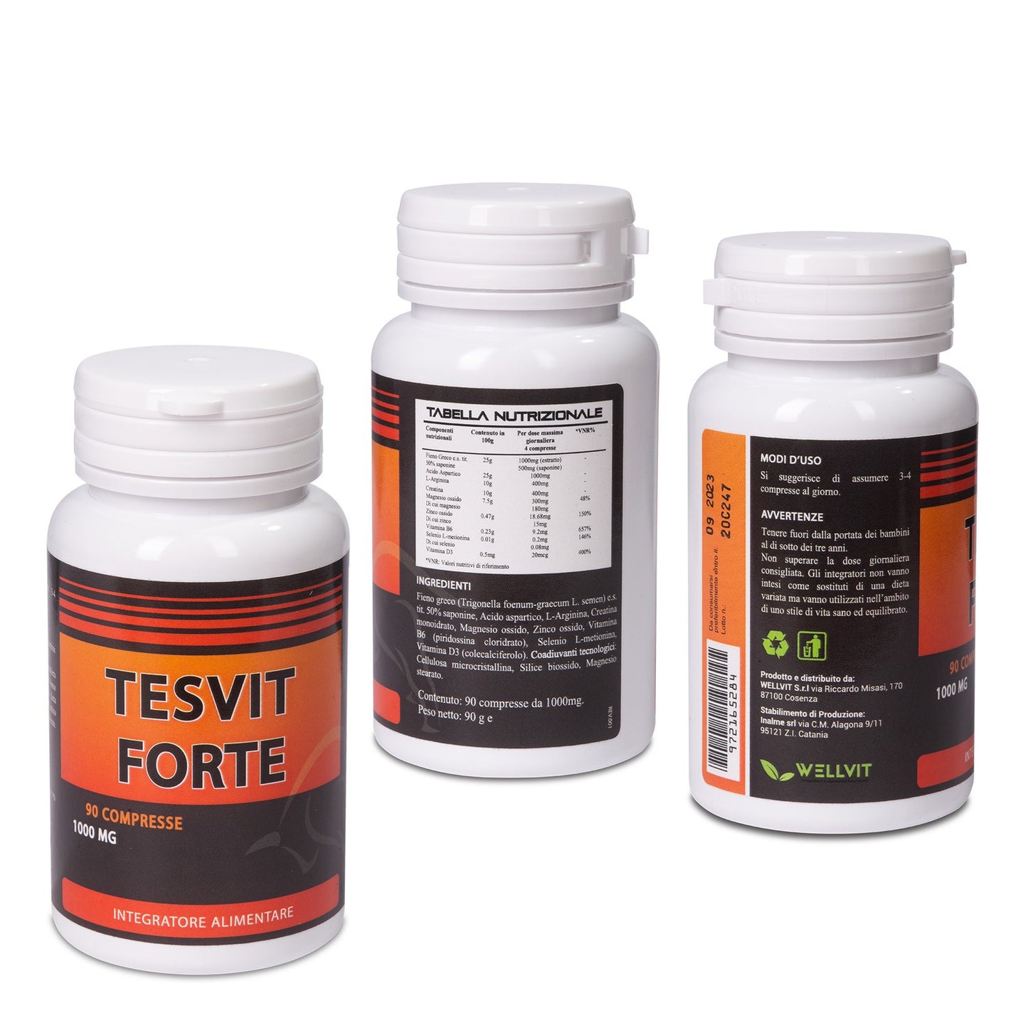 TESVIT FORTE - STIMOLANTE NATURALE DI TESTOSTERONE