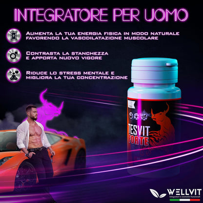 TESVIT FORTE - STIMOLANTE NATURALE DI TESTOSTERONE