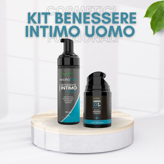 Kit Benessere Intimo Uomo: Andropur + Andro XXL