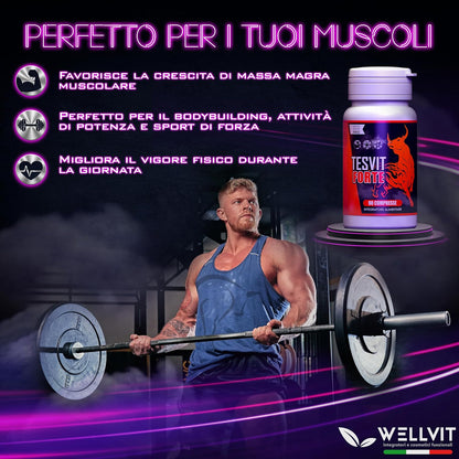 TESVIT FORTE - STIMOLANTE NATURALE DI TESTOSTERONE