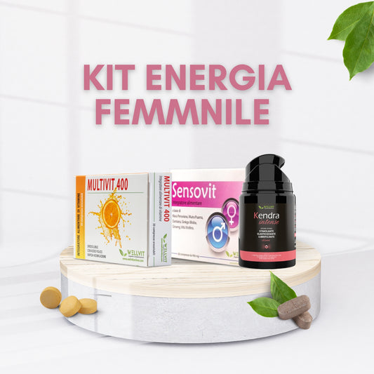 Kit Energia Femminile – Multivit 400 + Sensovit + Kendra Intense