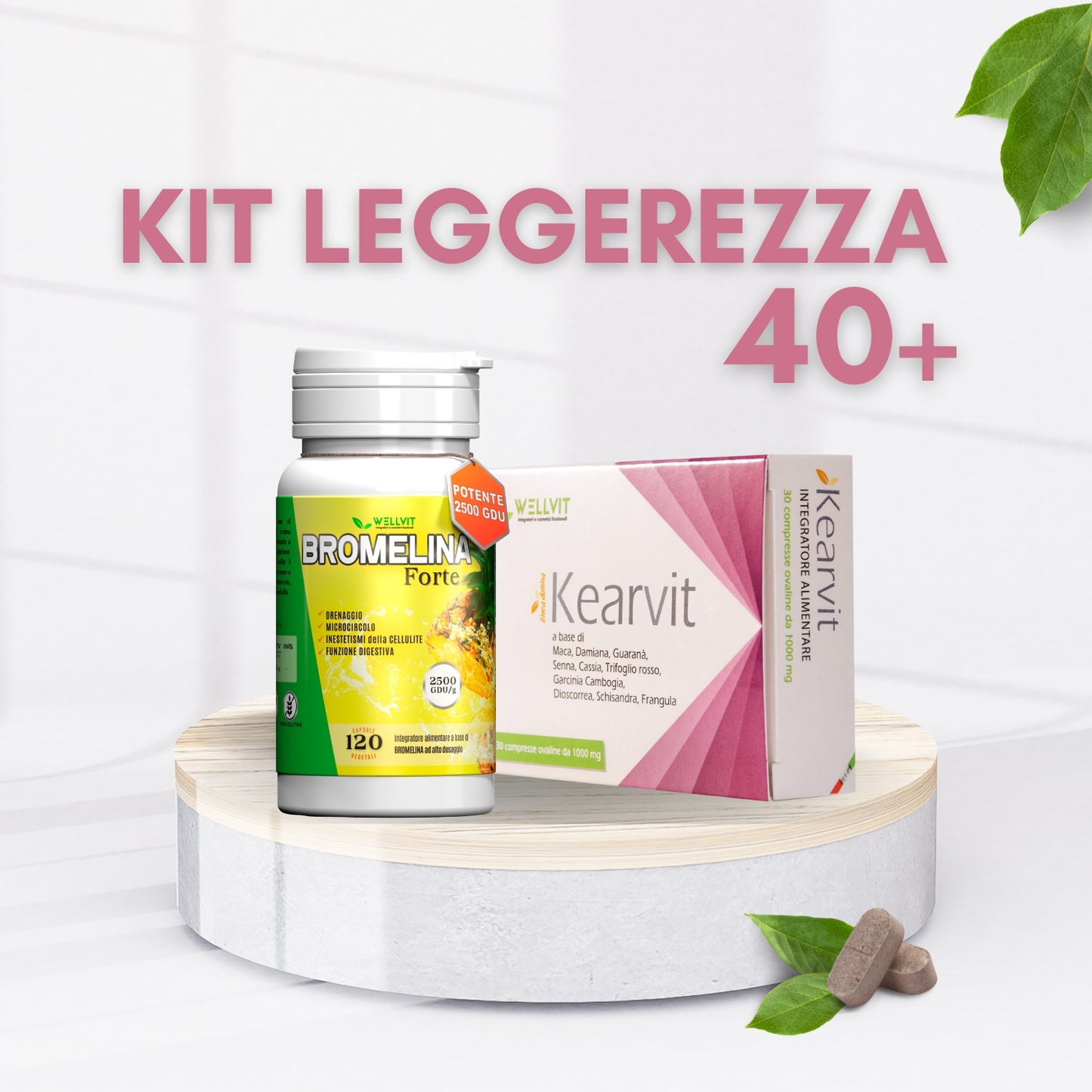 Kit Leggerezza 40+Benessere in Menopausa e Controllo del Peso